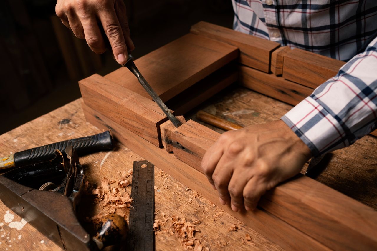 Our skilled craftsmen at work